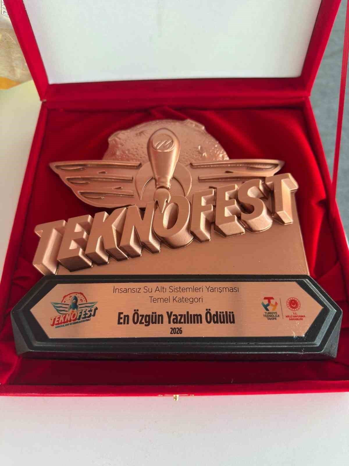 Şahinbey Zağanos Takımı'ndan TEKNOFEST'te büyük başarı